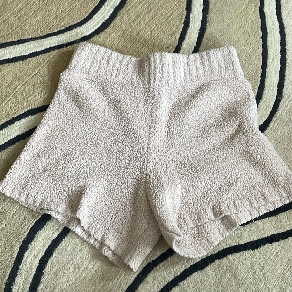 SKIMS Cozy Knit Shorts Light Pink Soft Cozy Loungewear Size L/XL